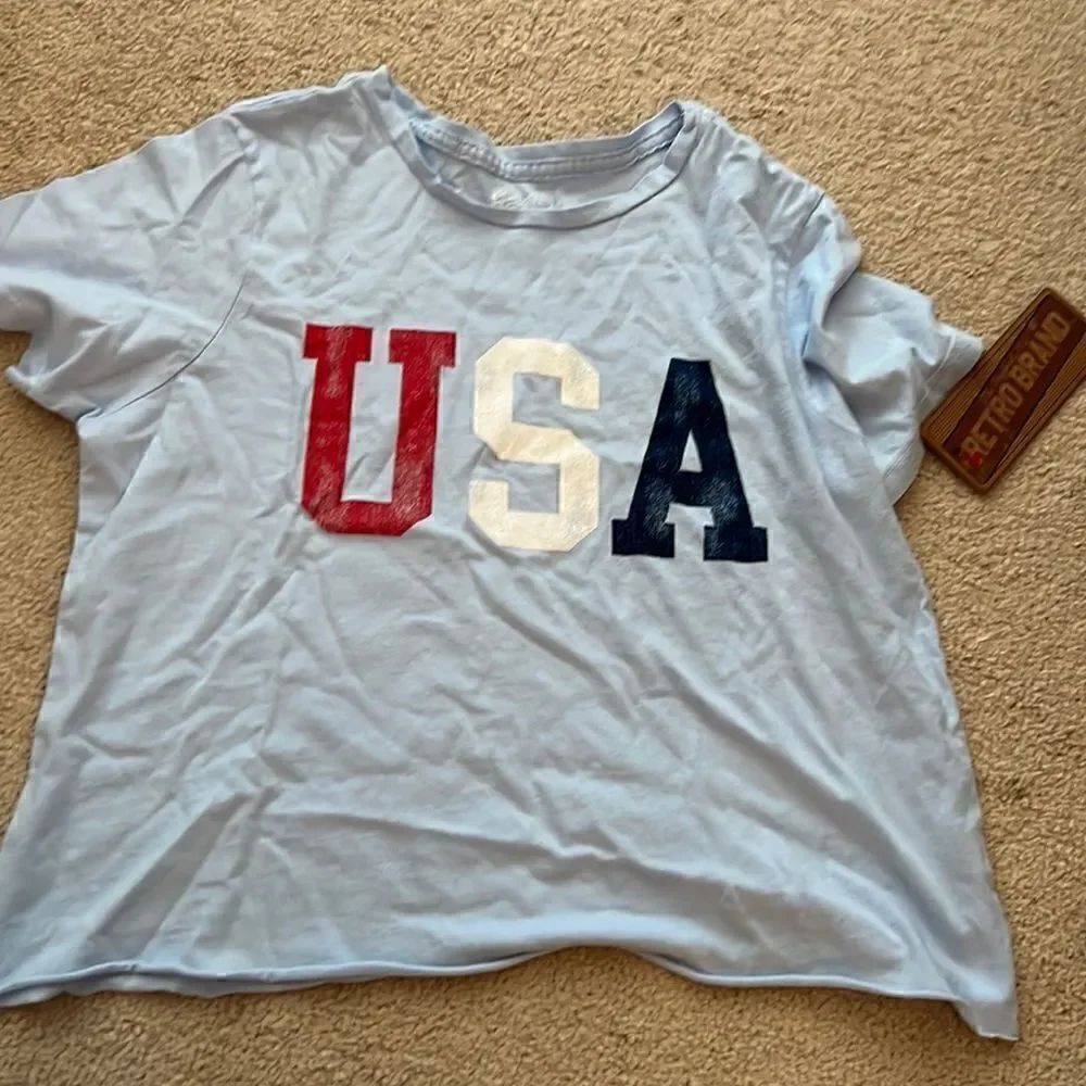 NWT Retro Sport USA tee medium